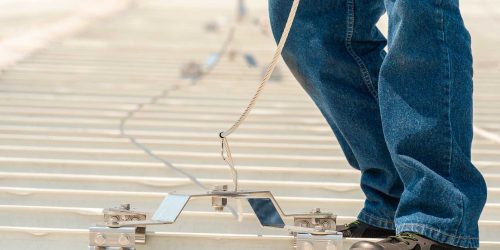 INSTALACION LINEAS DE VIDA TECHO TRABAJO EN ALTURAS
